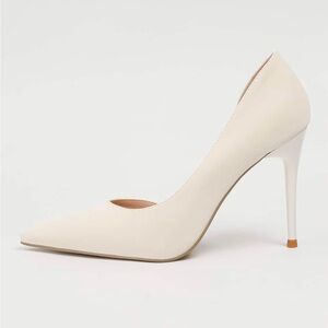Elegant Cream Stiletto Heels